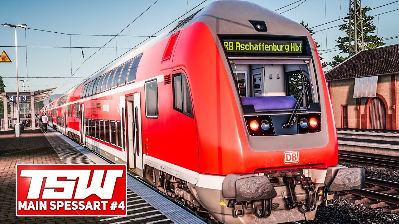 TSW Main Spessart Bahn 4 RE mit DostoSteuerwagen